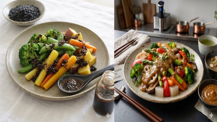 Chef using both Hamanatto and miso in a modern fine dining dish