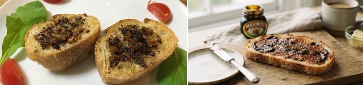 Chef using Marmite and Hamanatto for different culinary purposes