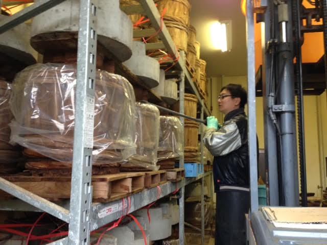 Traditional workshop where authentic Hamanatto matures naturally over many months.