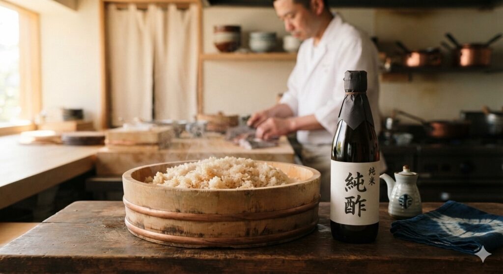Naturally fermented Japanese rice vinegar